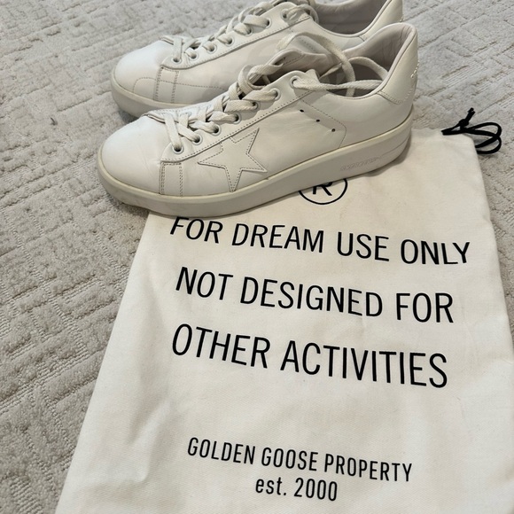 Golden Goose Women's White Purestar Sneakers